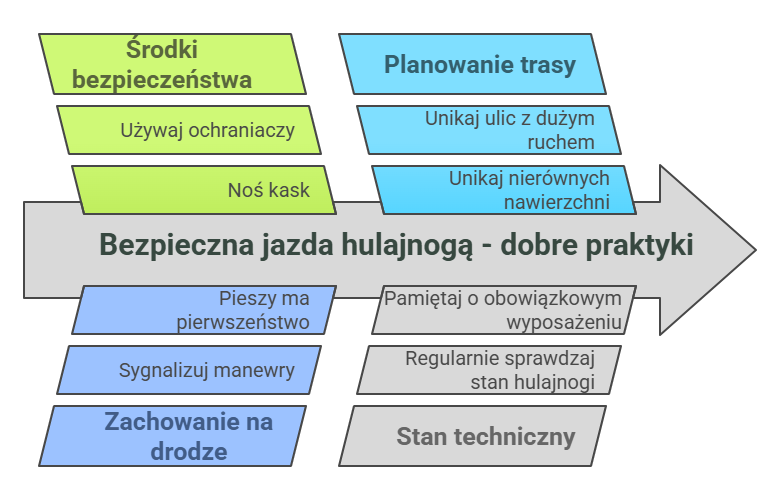 Bezpieczna jazda hulajnogą - dobre praktyki