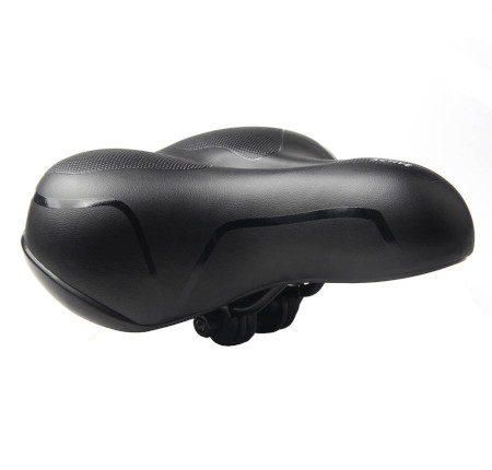 Siodełko rowerowe piankowe wodoodporne szerokie RS1 czarne