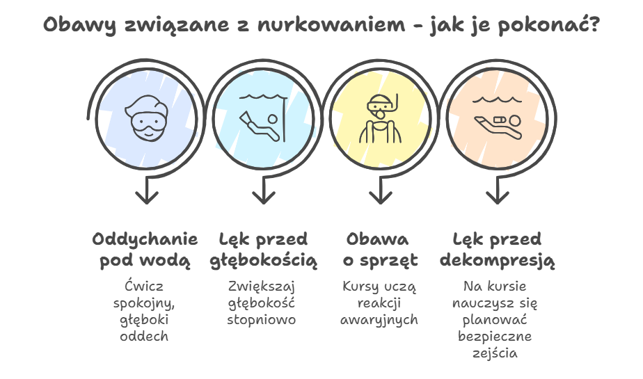 Obawy związane z nurkowaniem - jak je pokonać?