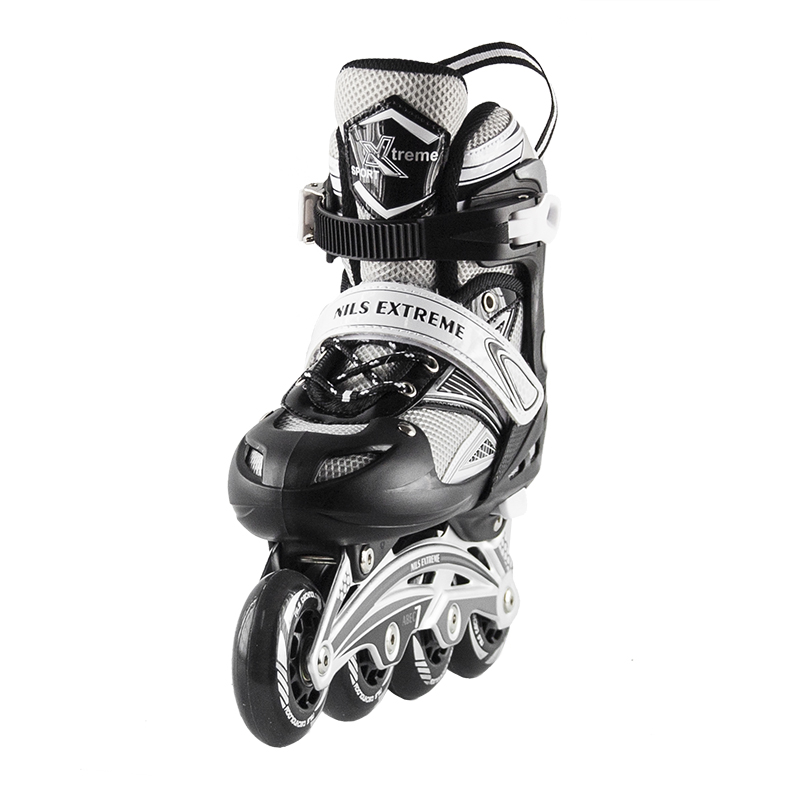 Rolki NA0326A regulowane czarne L Nils Extreme