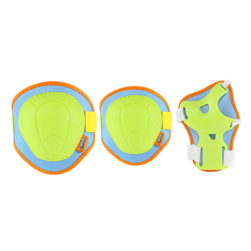 Zestaw ochraniaczy zielono-pomarańczowy H106 Nils Extreme rozmiar S