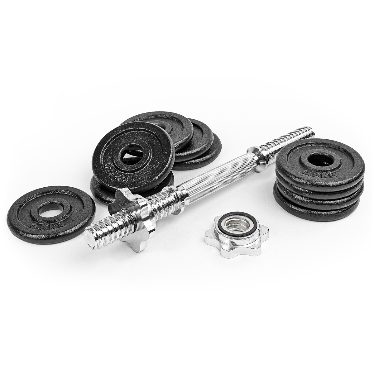 Hantla 5kg żeliwna gryf obciążenia