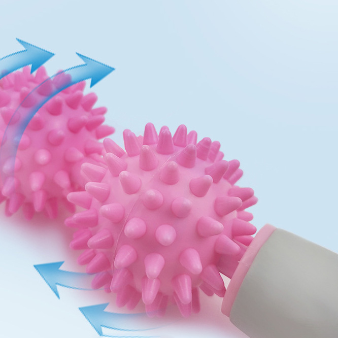 Przyrząd do masażu rolowania duoball różowy PAM2 Pretorians