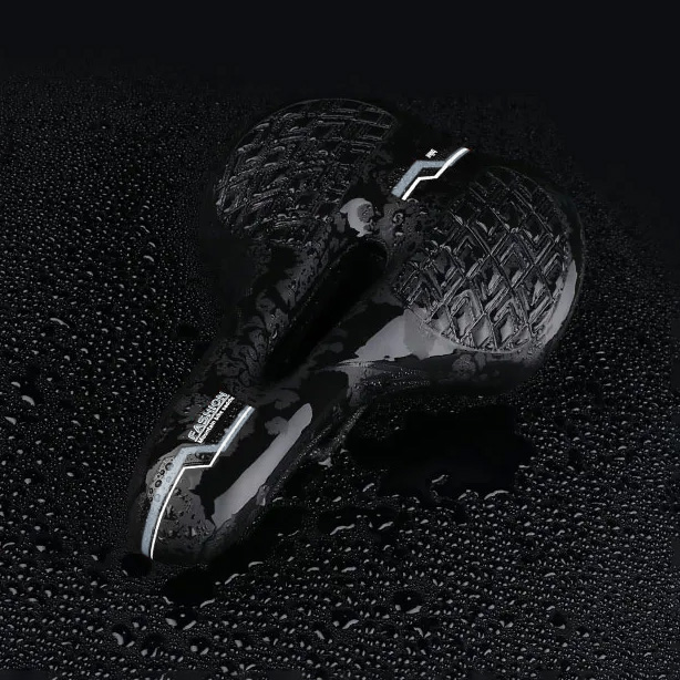 Siodełko rowerowe wąskie amortyzujące RS11 szare