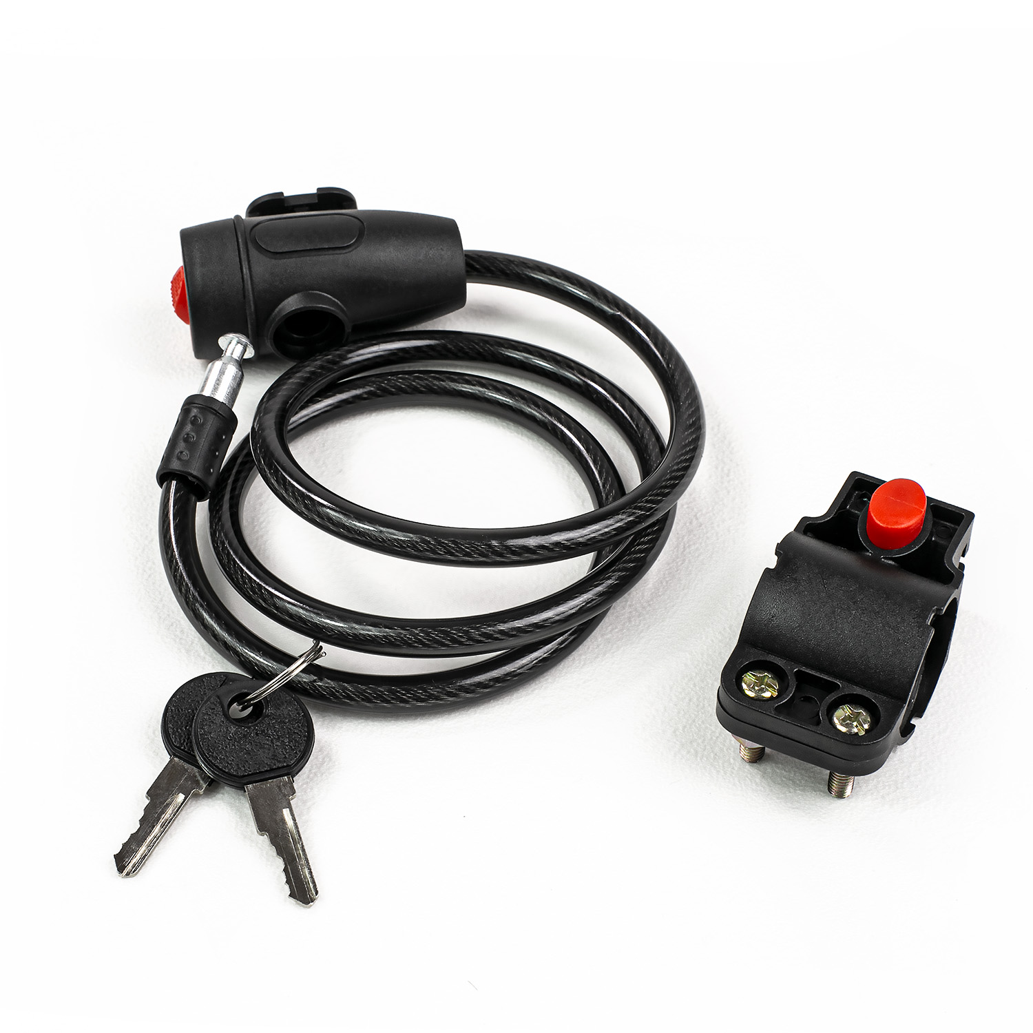 Zapięcie rowerowe blokada stalowa linka 85 cm ZR1