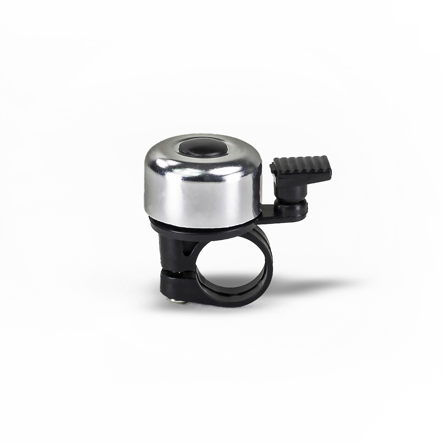 Dzwonek rowerowy dla dzieci dorosłych aluminiowy głośny DR6 srebrny