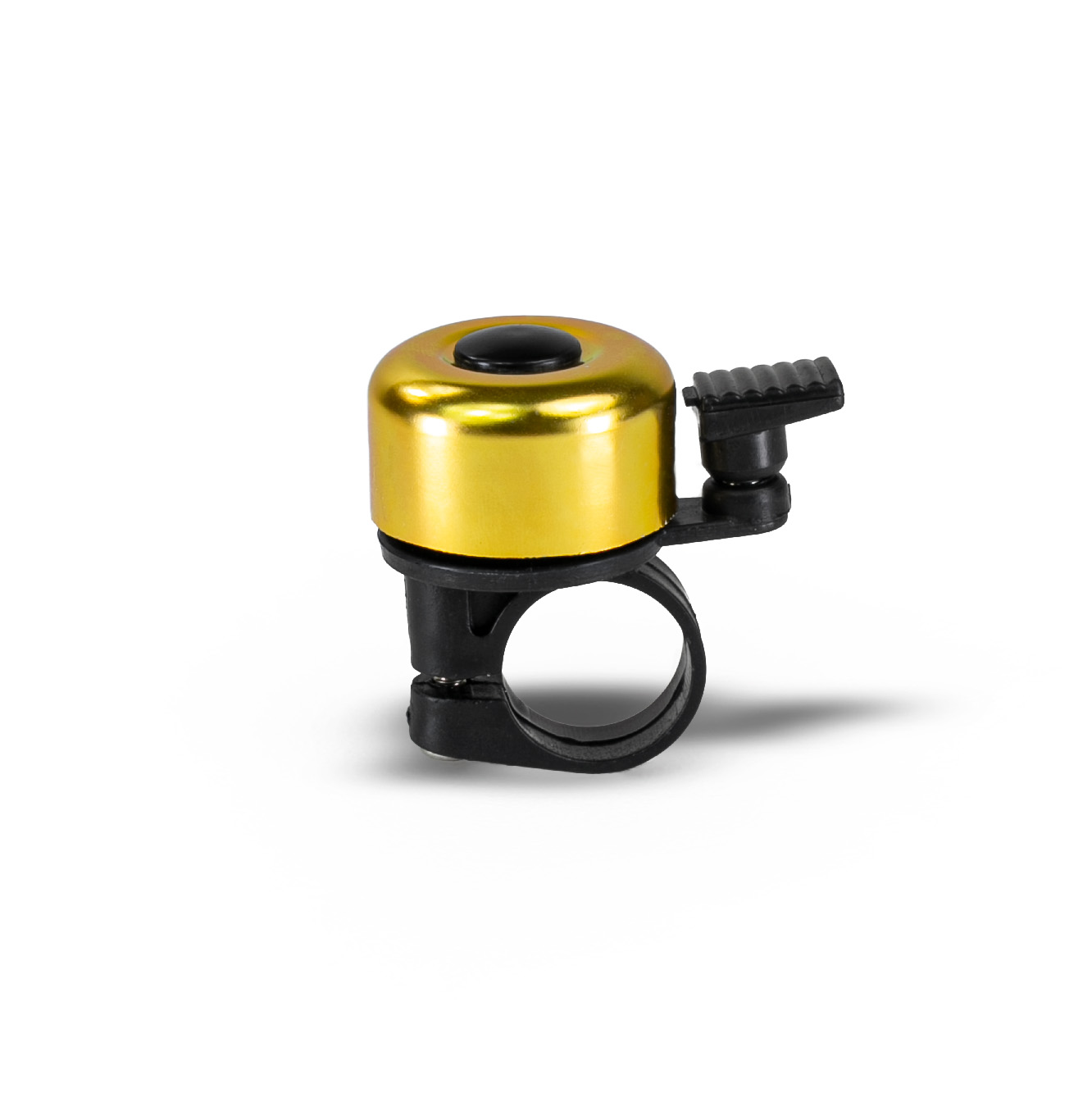 Dzwonek rowerowy dla dzieci dorosłych aluminiowy głośny DR4 złoty