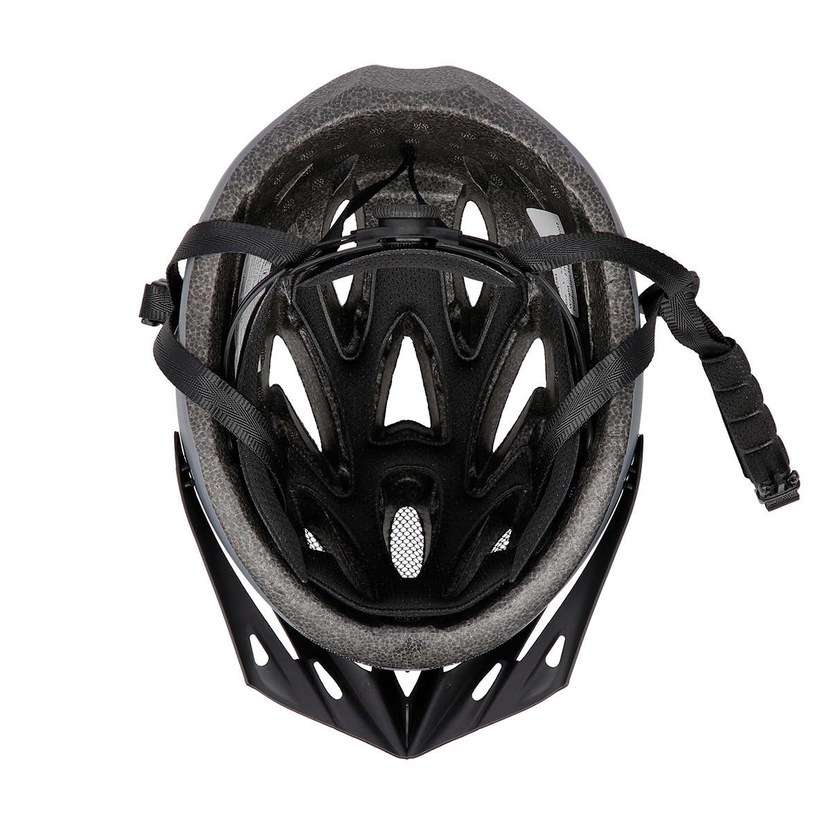 Kask ochronny do jazdy na rowerze rolkach szaro-czarny rozmiar S Nils Extreme MTW291