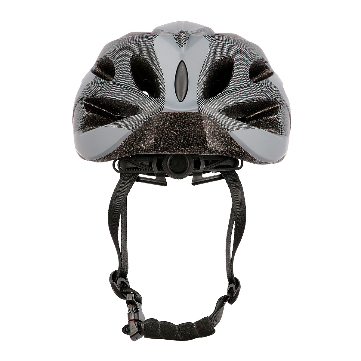 Kask ochronny do jazdy na rowerze rolkach szaro-czarny rozmiar S Nils Extreme MTW291