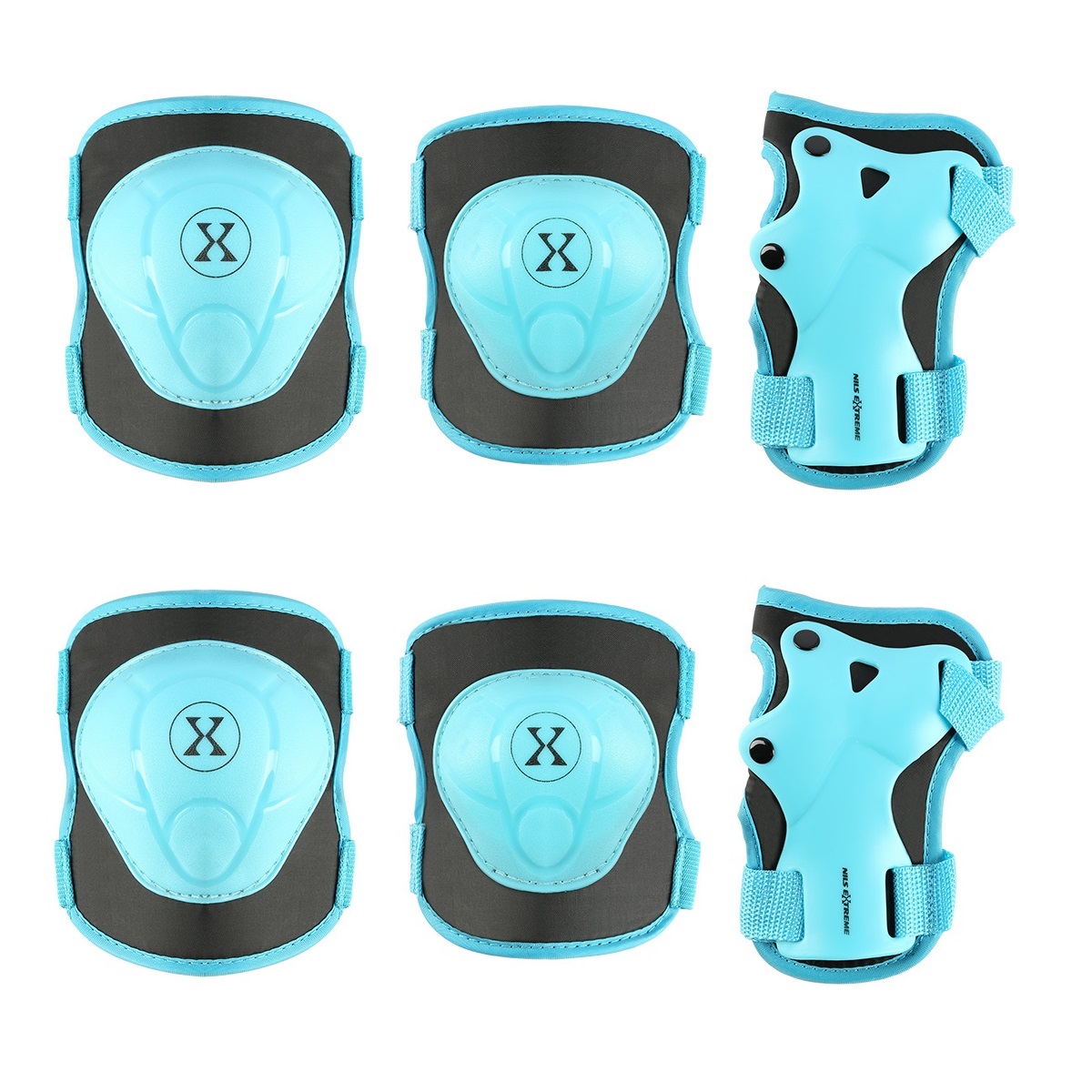 Zestawy ochraniaczy niebieski H704 Nils Extreme rozmiar L