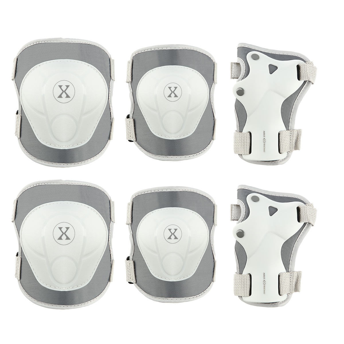 Zestawy ochraniaczy szary H704 Nils Extreme rozmiar L