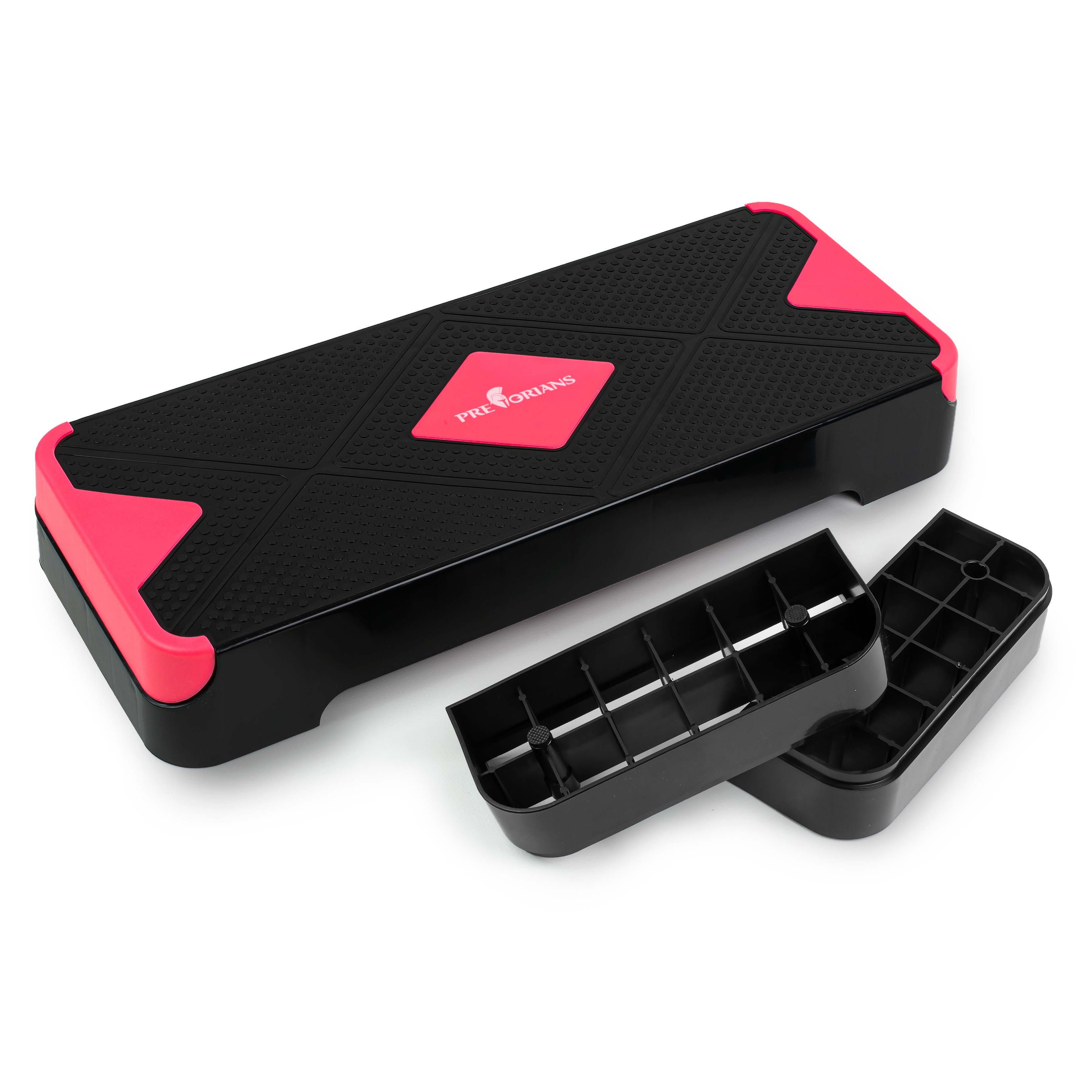 Step do aerobiku 3 stopnie regulowany różowy