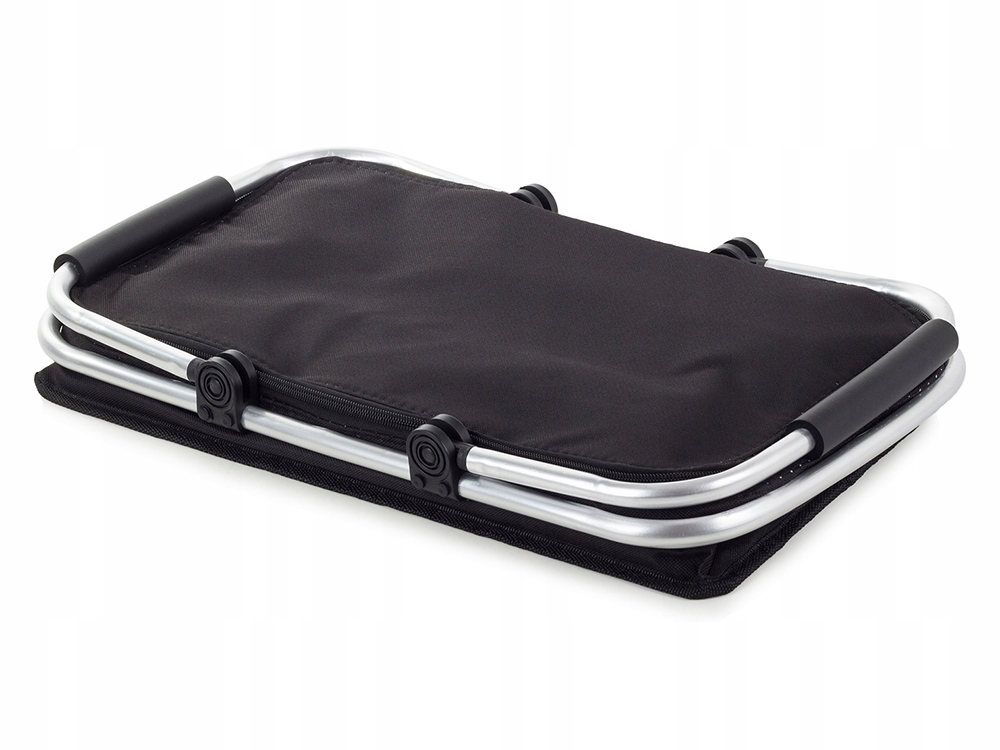 Kosz termiczny na zakupy piknikowy duży 30 litrów czarny