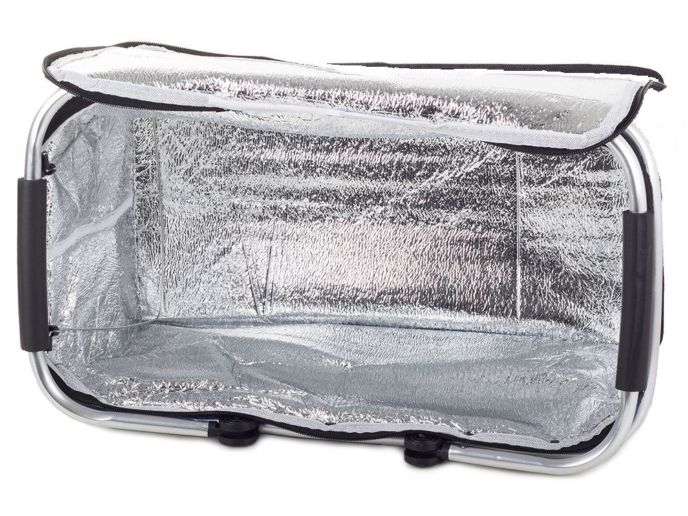 Kosz termiczny na zakupy piknikowy duży 30 litrów kotwica