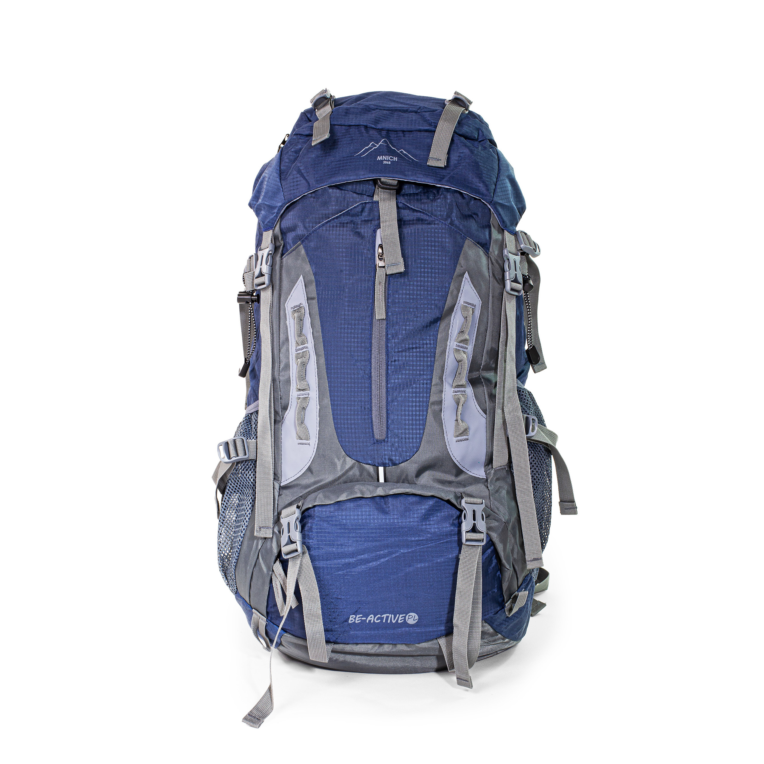 Plecak turystyczny górski trekkingowy Mnich 70 litrów granatowy