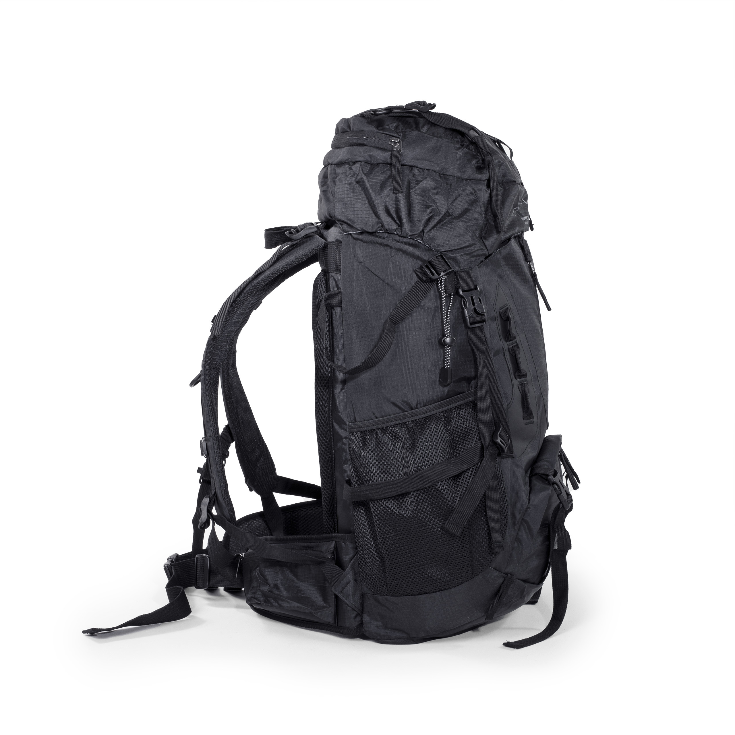 Plecak turystyczny górski trekkingowy Mnich 70 litrów czarny