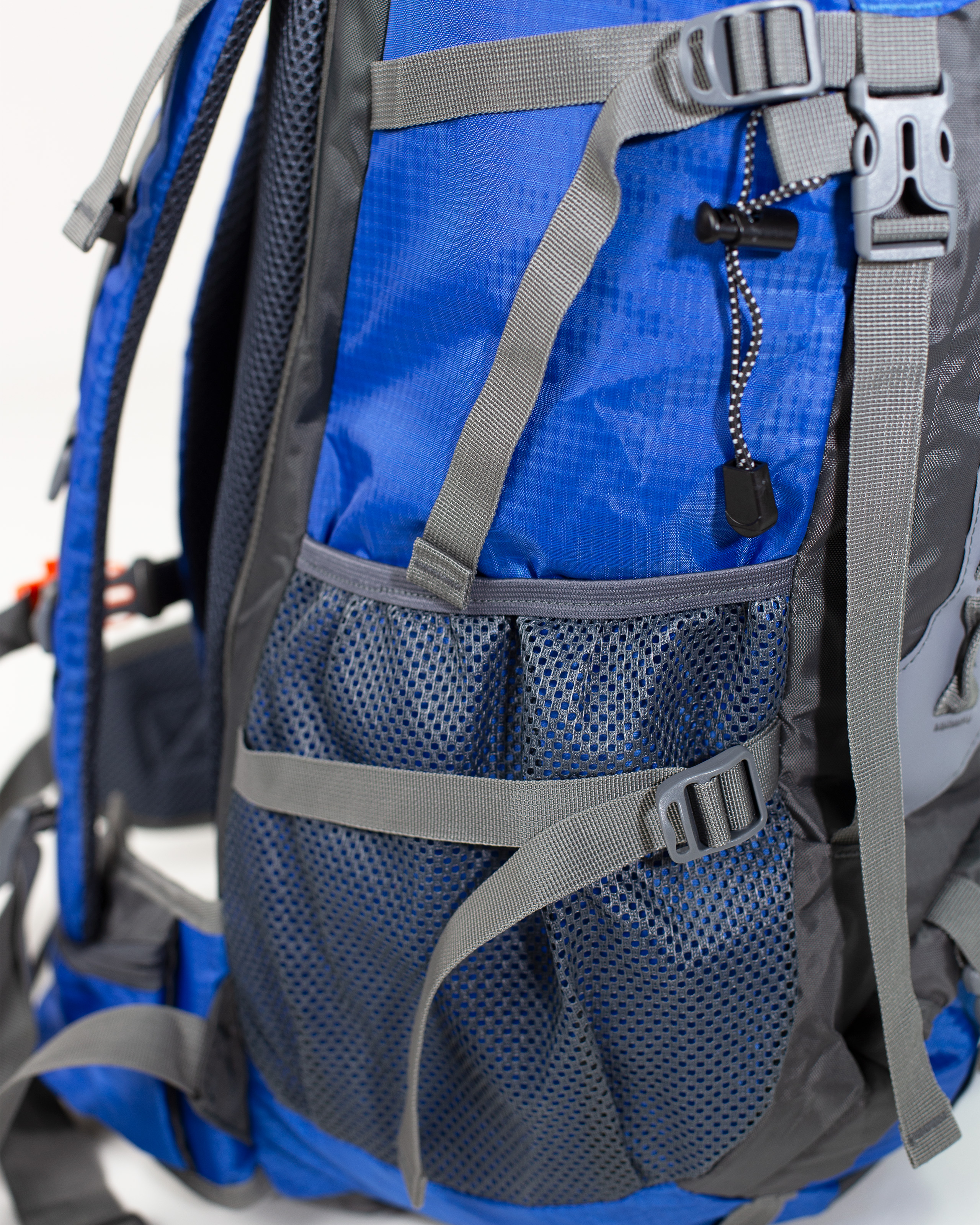 Plecak turystyczny górski trekkingowy Mnich 70 litrów niebieski