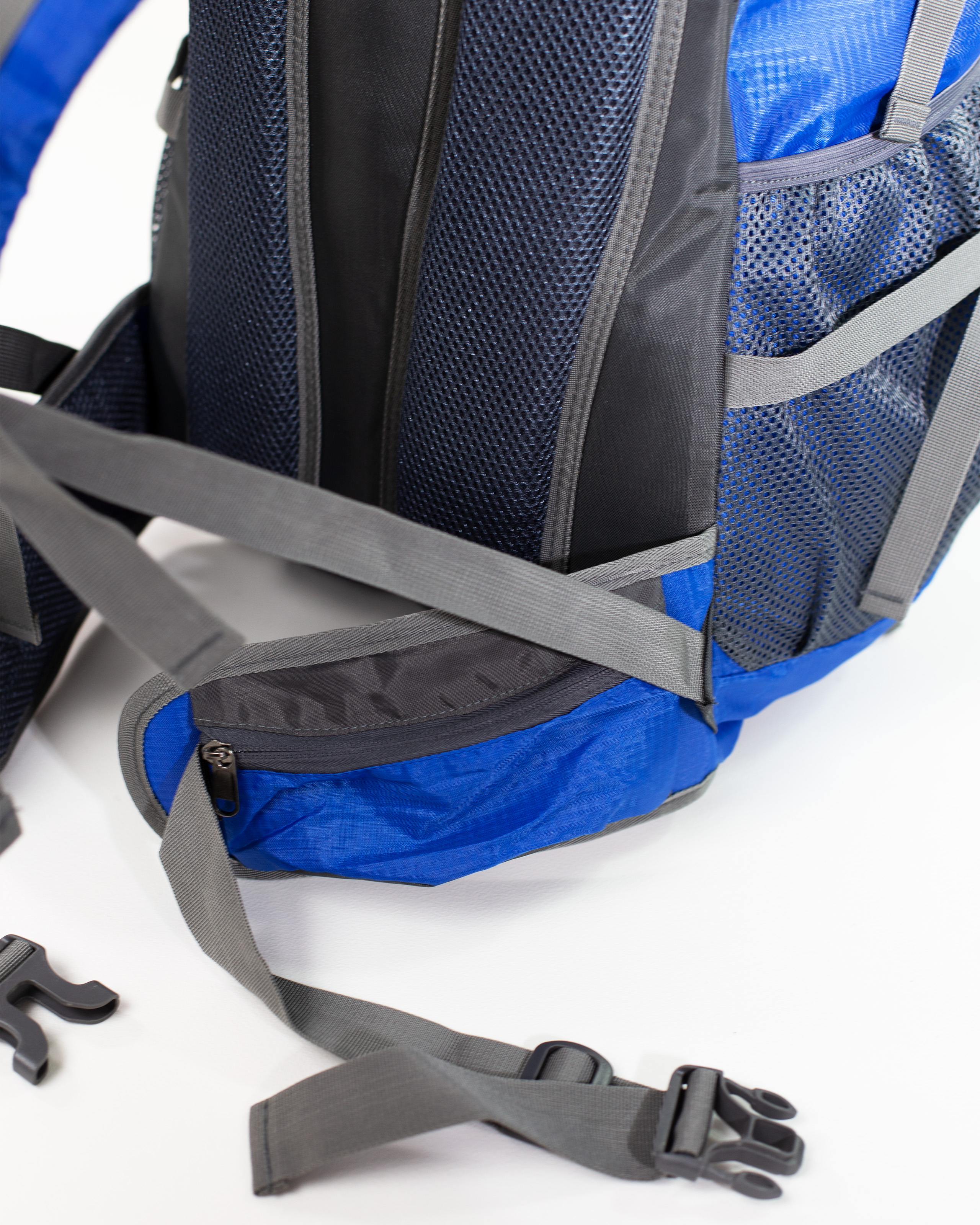 Plecak turystyczny górski trekkingowy Mnich 70 litrów niebieski