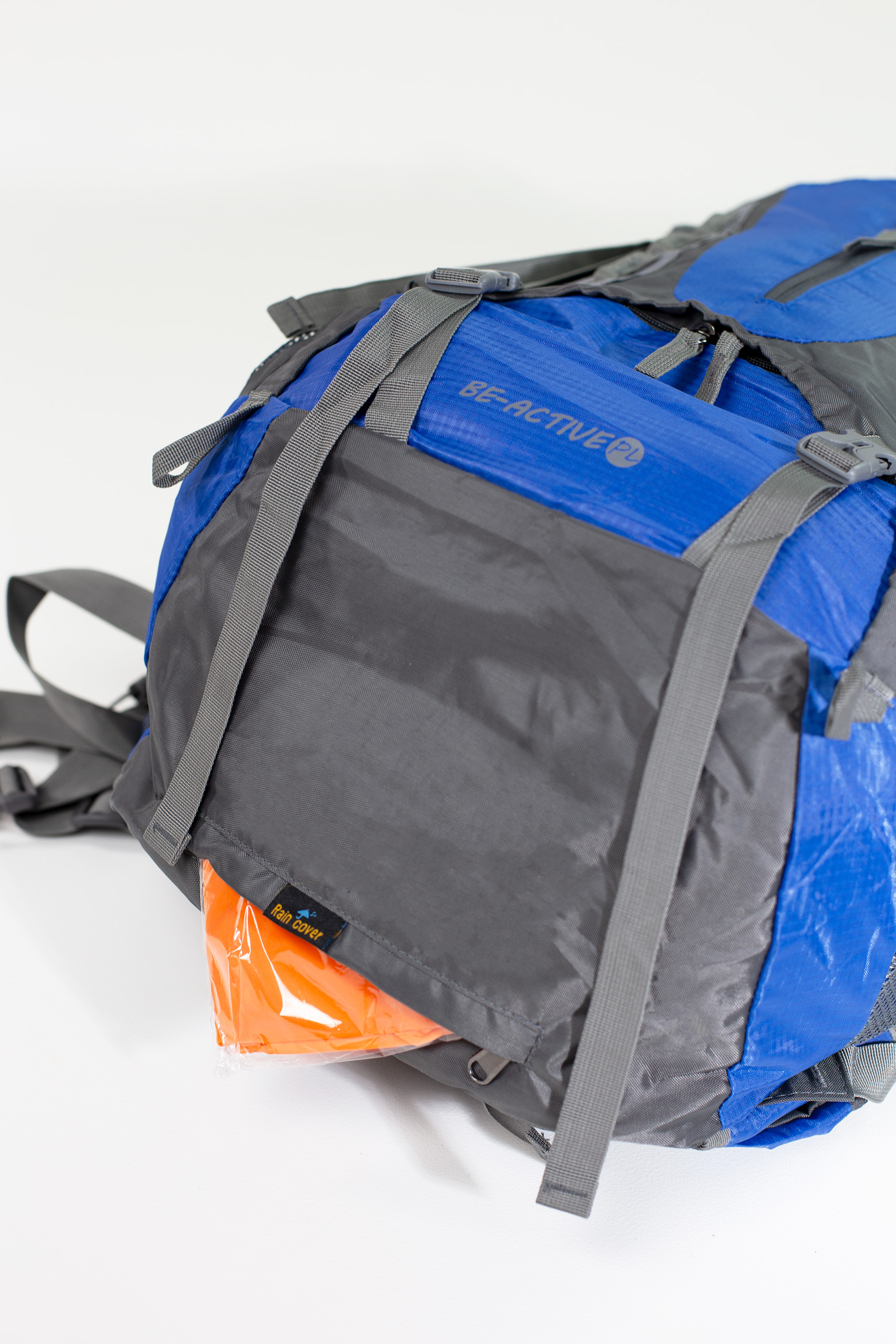 Plecak turystyczny górski trekkingowy Mnich 70 litrów niebieski