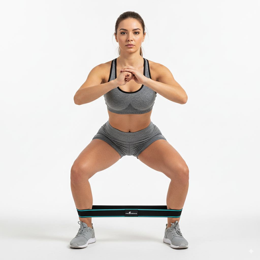 Guma mini band materiałowa oporowa S zielona Pretorians