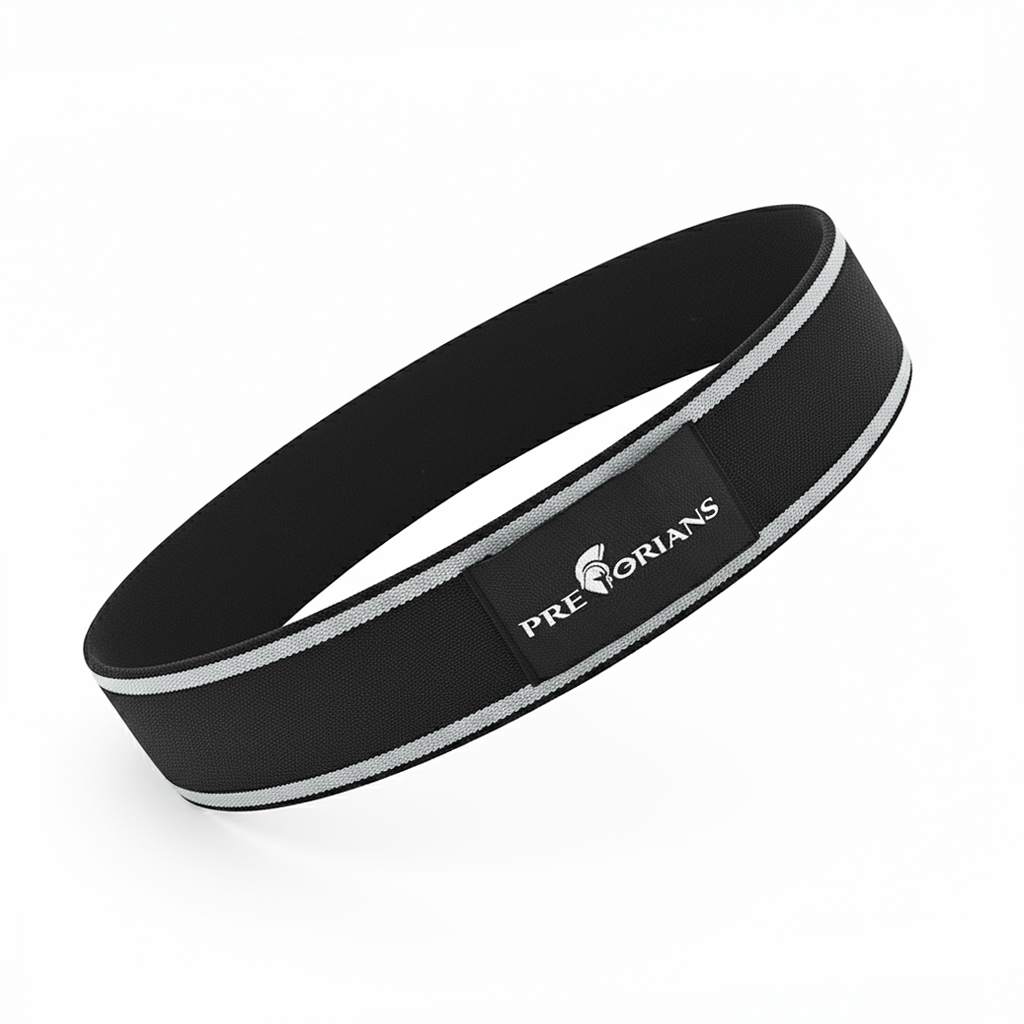 Guma mini band materiałowa oporowa M szara Pretorians