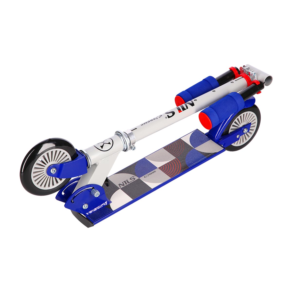 Hulajnoga dla dziecka HD026 szaro niebieska Nils Extreme