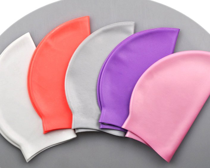 Czepek silikonowy na basen pływacki kąpielowy CP9 biały