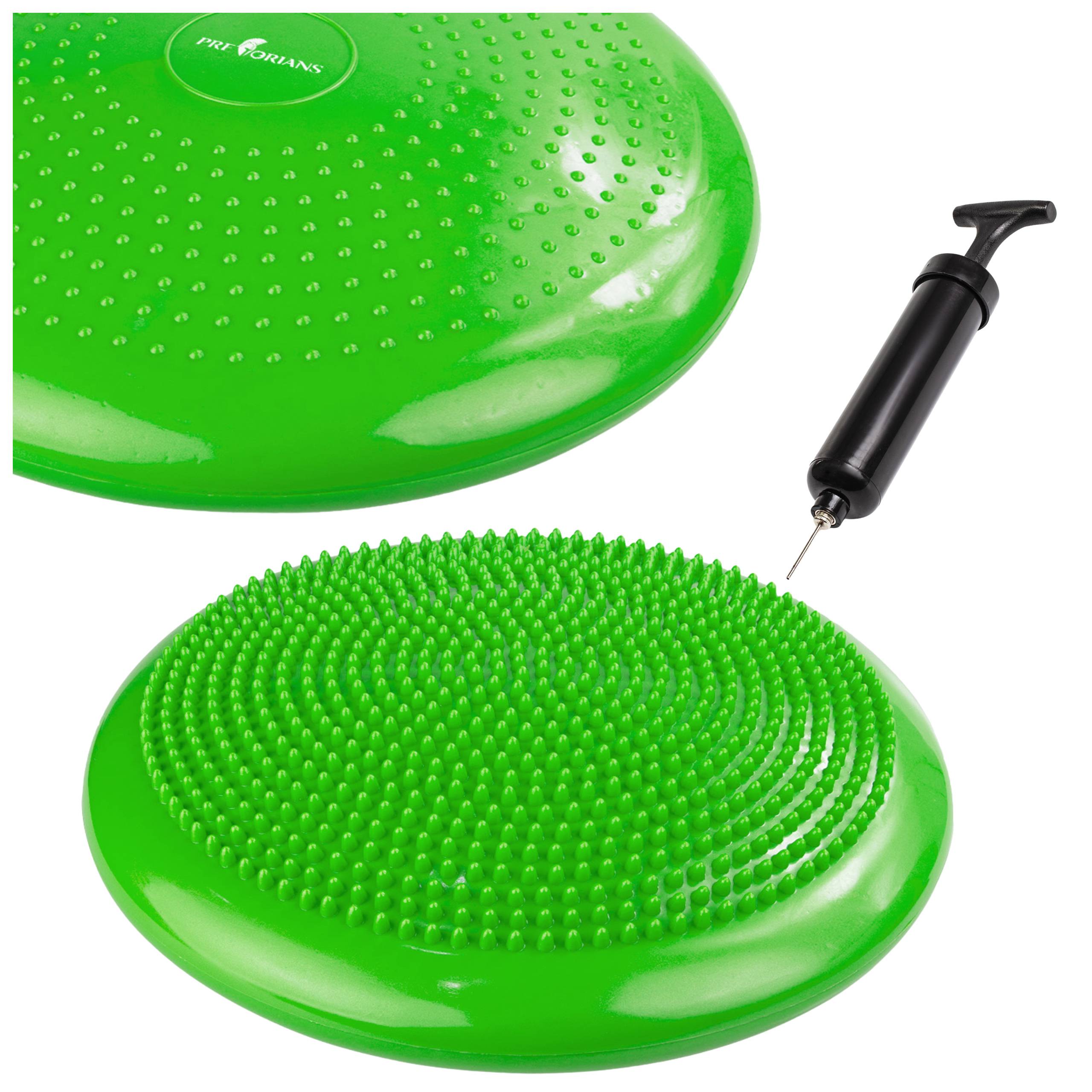 Poduszka sensoryczna dysk korekcyjny do ćwiczeń zielona