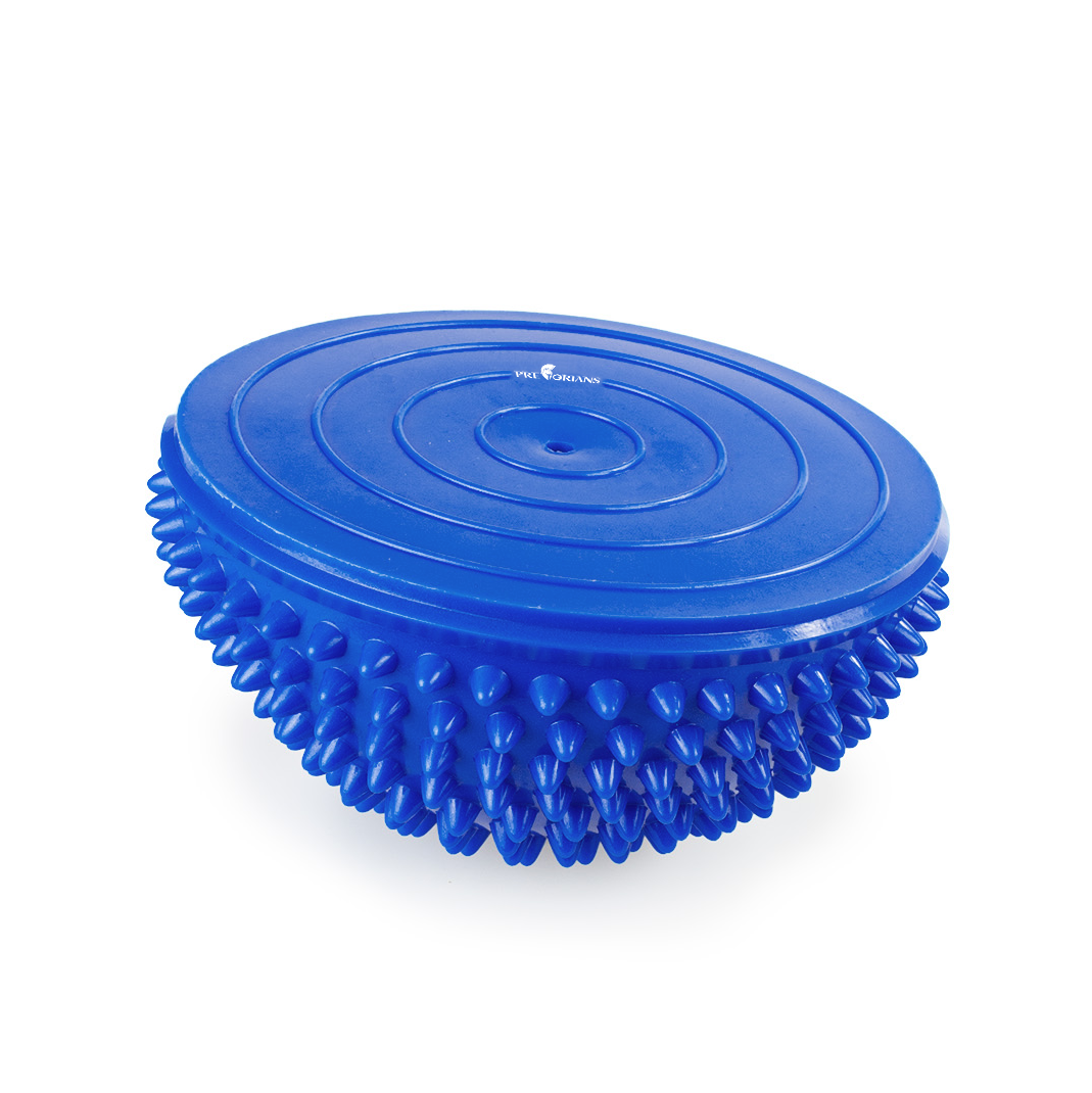 Półkula sensoryczna półjeżyk do rehabilitacji masażu niebieska