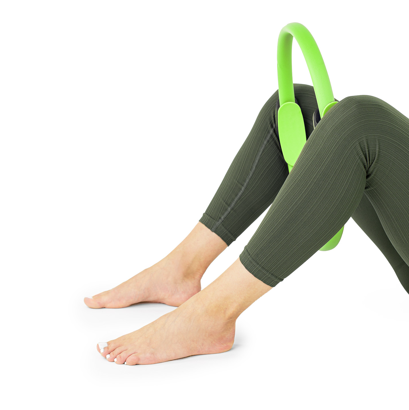 Obręcz do pilatesu jogi kółko do ćwiczeń ring Pretorians zielone