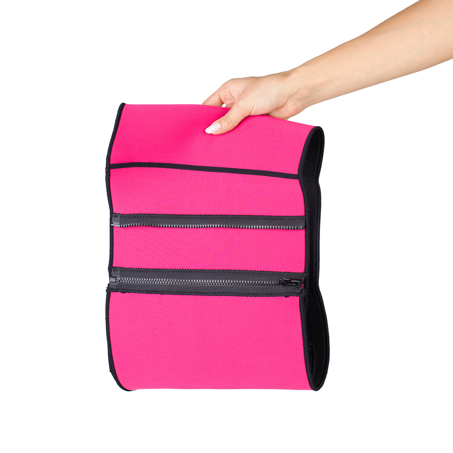 Pas wyszczuplający neoprenowy odchudzający brzuch Pretorians różowy