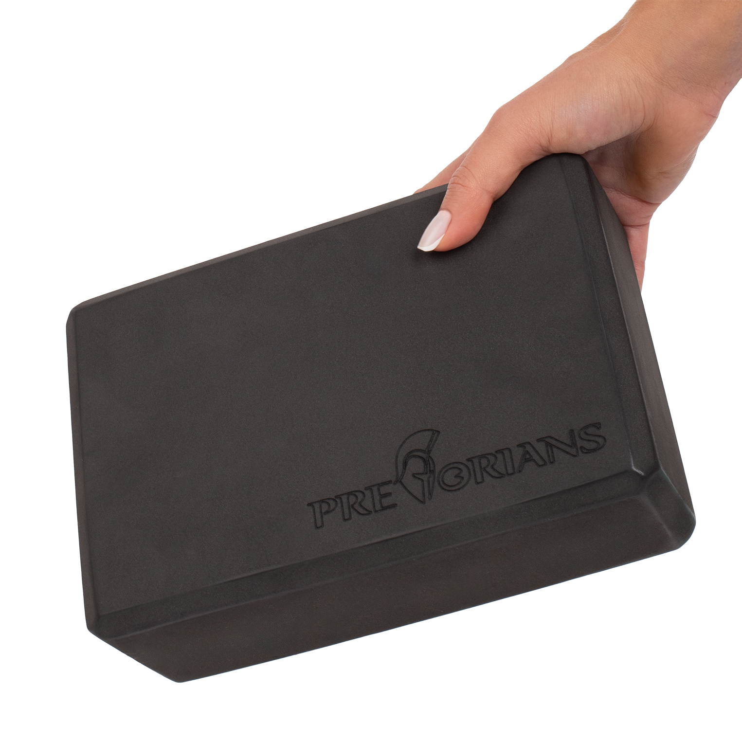 Kostka do jogi klocek blok do ćwiczeń rozciągania Pretorians czarna