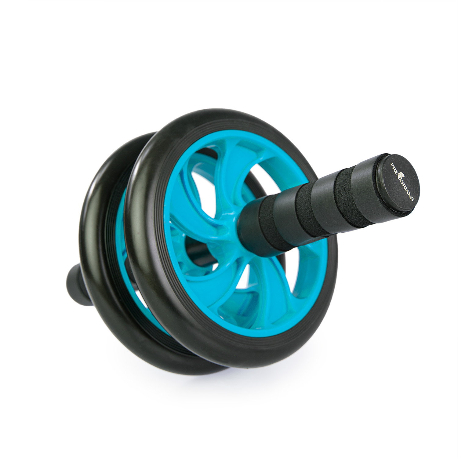 Kółko AB Wheel wałek do ćwiczeń mięśni brzucha podwójne z matą Pretorians