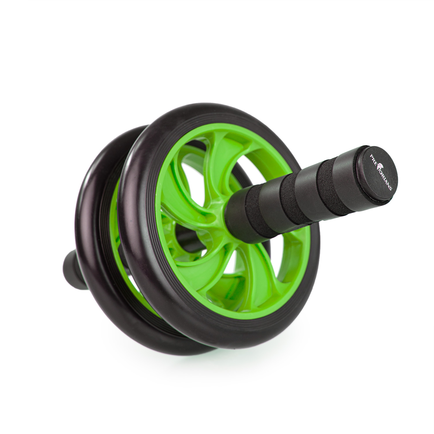 Kółko AB Wheel wałek do ćwiczeń mięśni brzucha podwójne z matą Pretorians