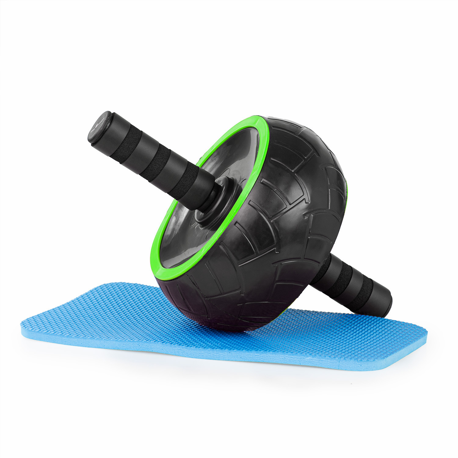 Kółko pojedyncze do ćwiczeń mięśni brzucha AB Roller z matą Pretorians