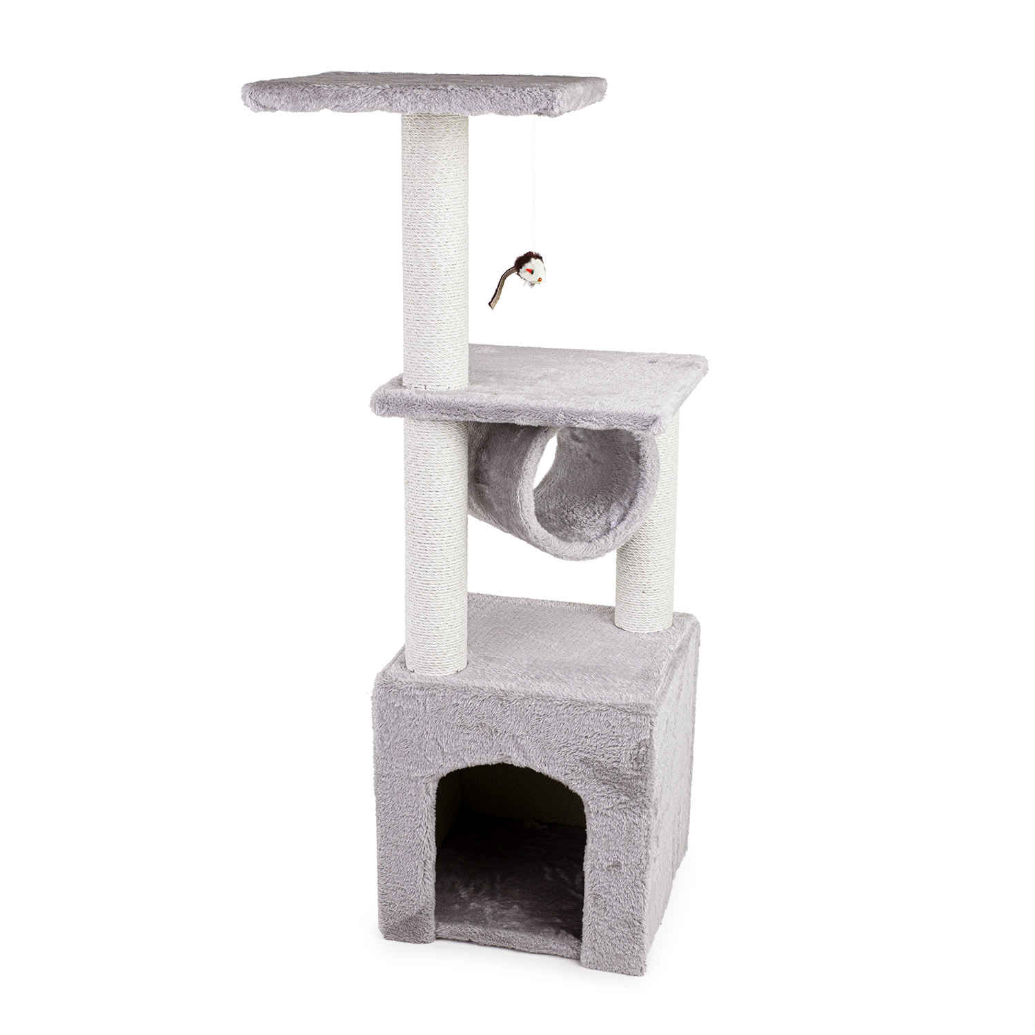 Drapak dla kota wieża tunel domek 3 - poziomowy