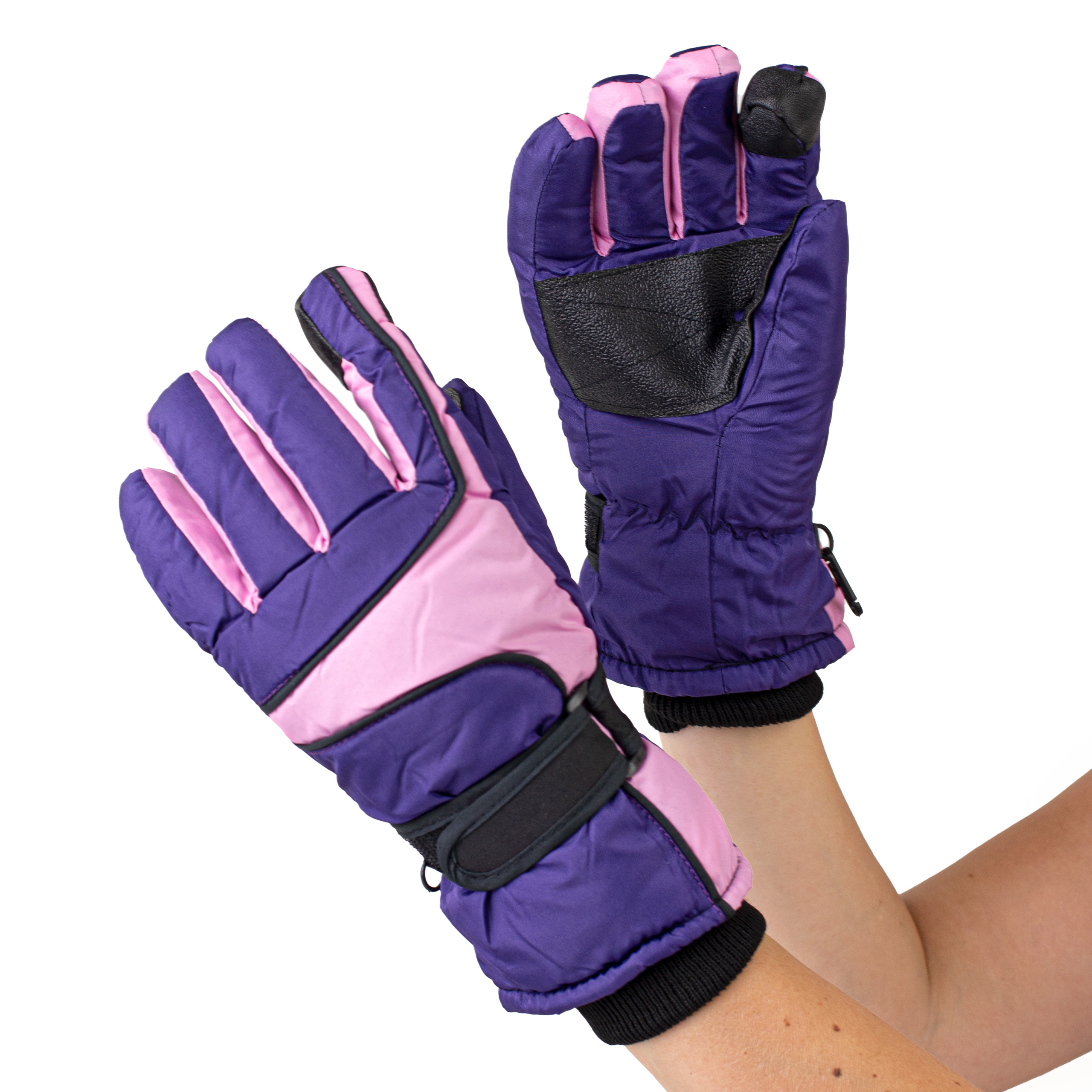 Rękawice zimowe narciarskie na sanki narty rozmiar M dłoń 17 cm