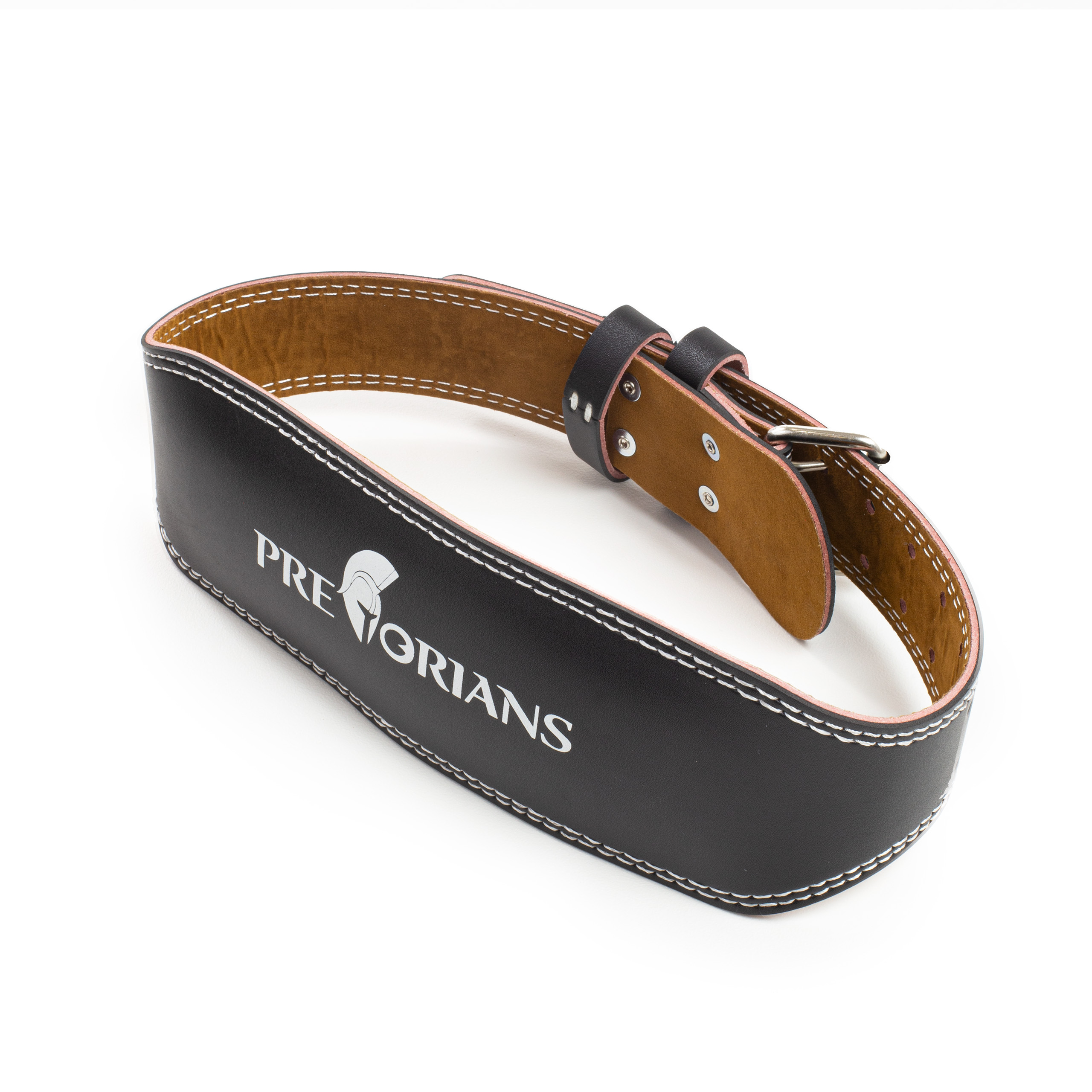 Pas kulturystyczny do podnoszenia ciężarów na siłownię Pretorians L czarny