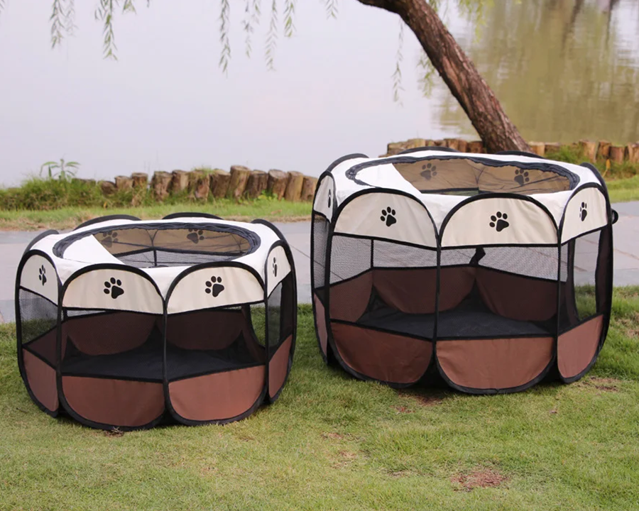 Duży składany kojec dla zwierząt legowisko namiot dla psa kota