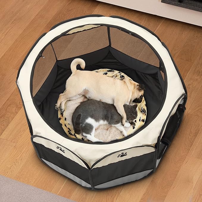 Duży składany kojec dla zwierząt legowisko namiot dla psa kota