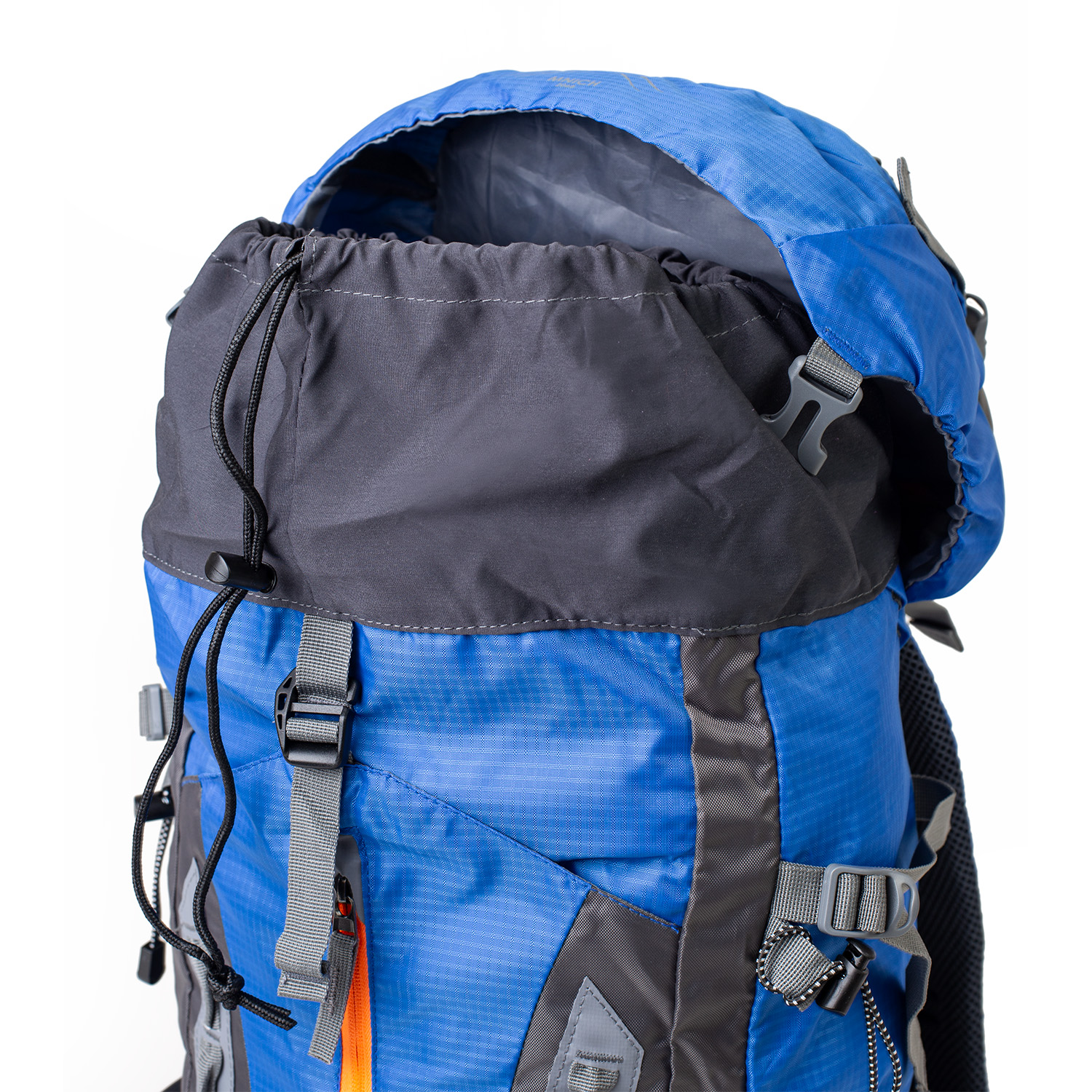 Plecak turystyczny górski trekkingowy Mnich 70 litrów błękitny