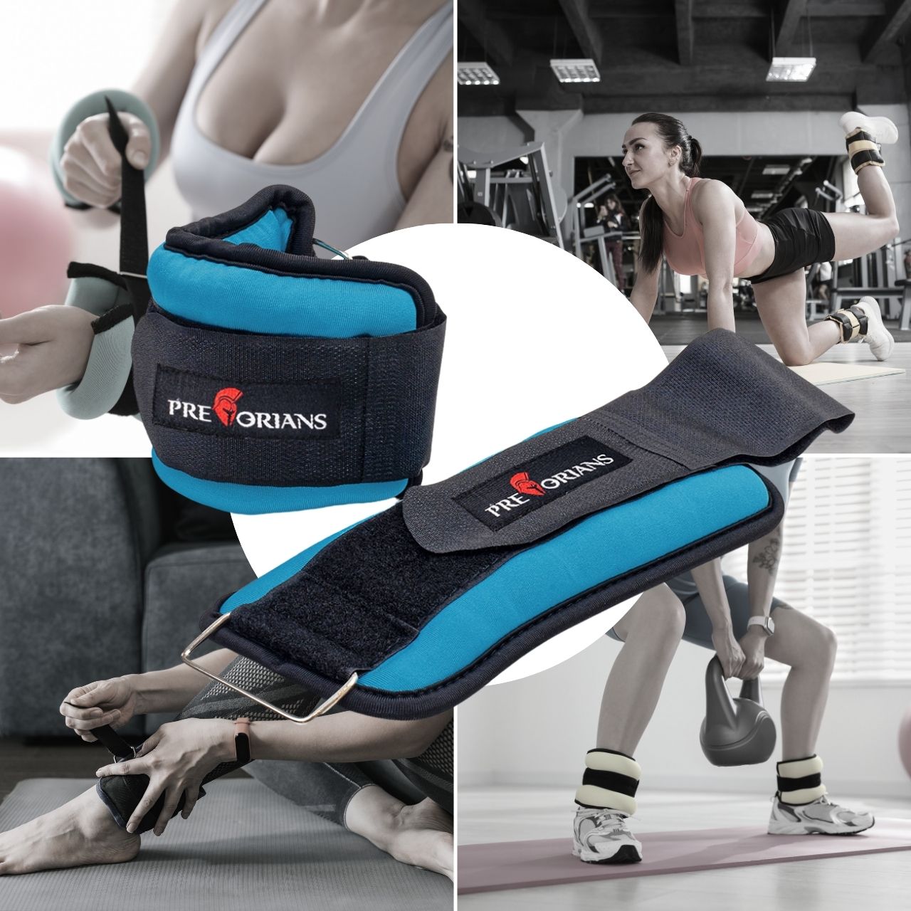 Obciążniki ciężarki na nogi kostki ręce nadgarstki 2x0,75kg Pretorians