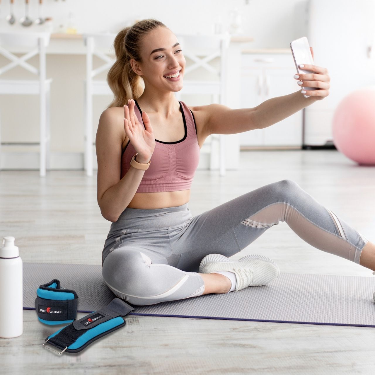 Obciążniki ciężarki na nogi kostki ręce nadgarstki 2x0,75kg Pretorians