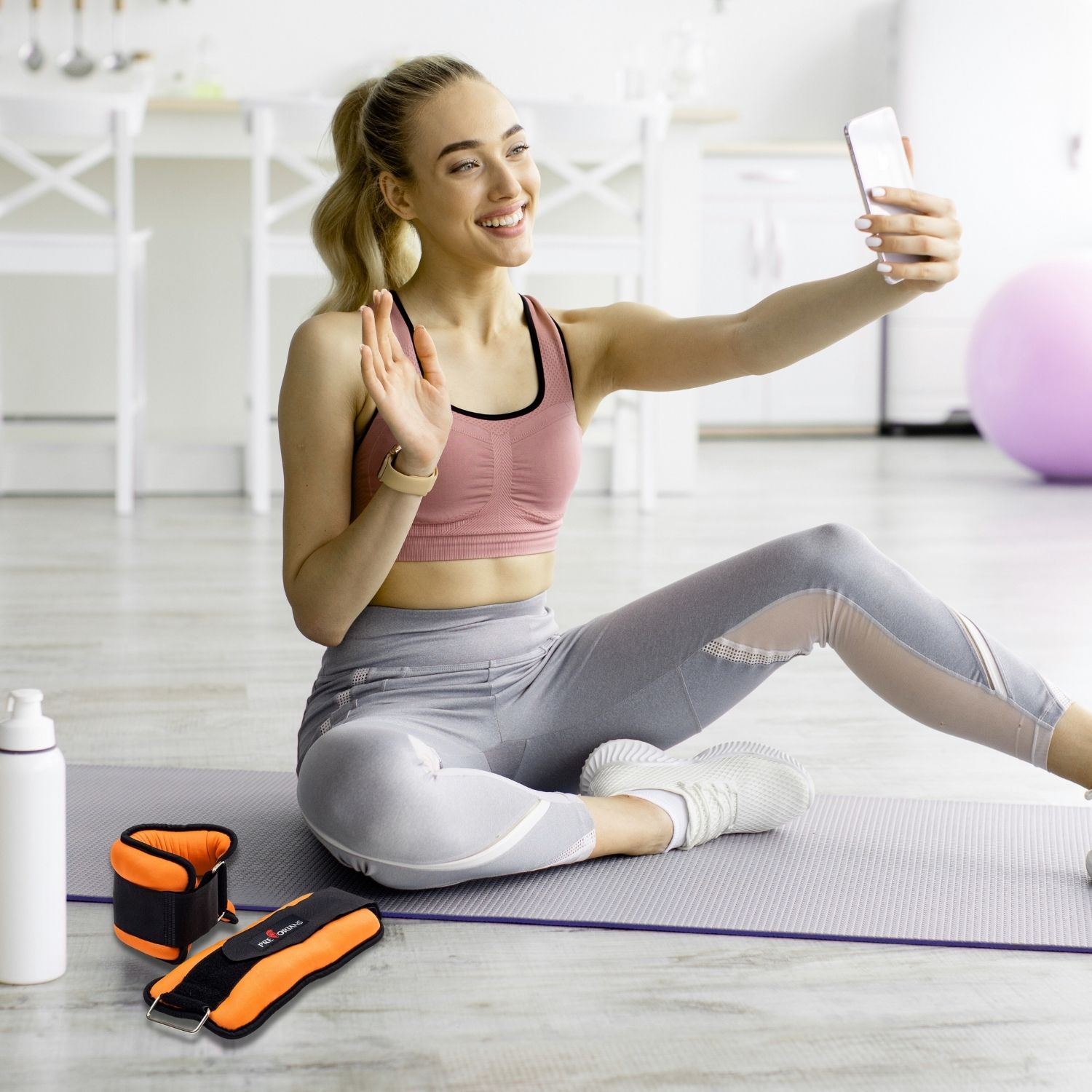 Obciążniki ciężarki na nogi kostki ręce nadgarstki 2x1,5kg Pretorians