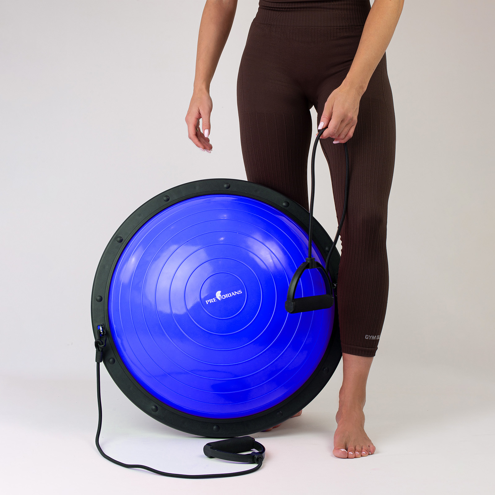 Platforma do balansowania niebieska piłka do ćwiczeń trener równowagi ekspandery