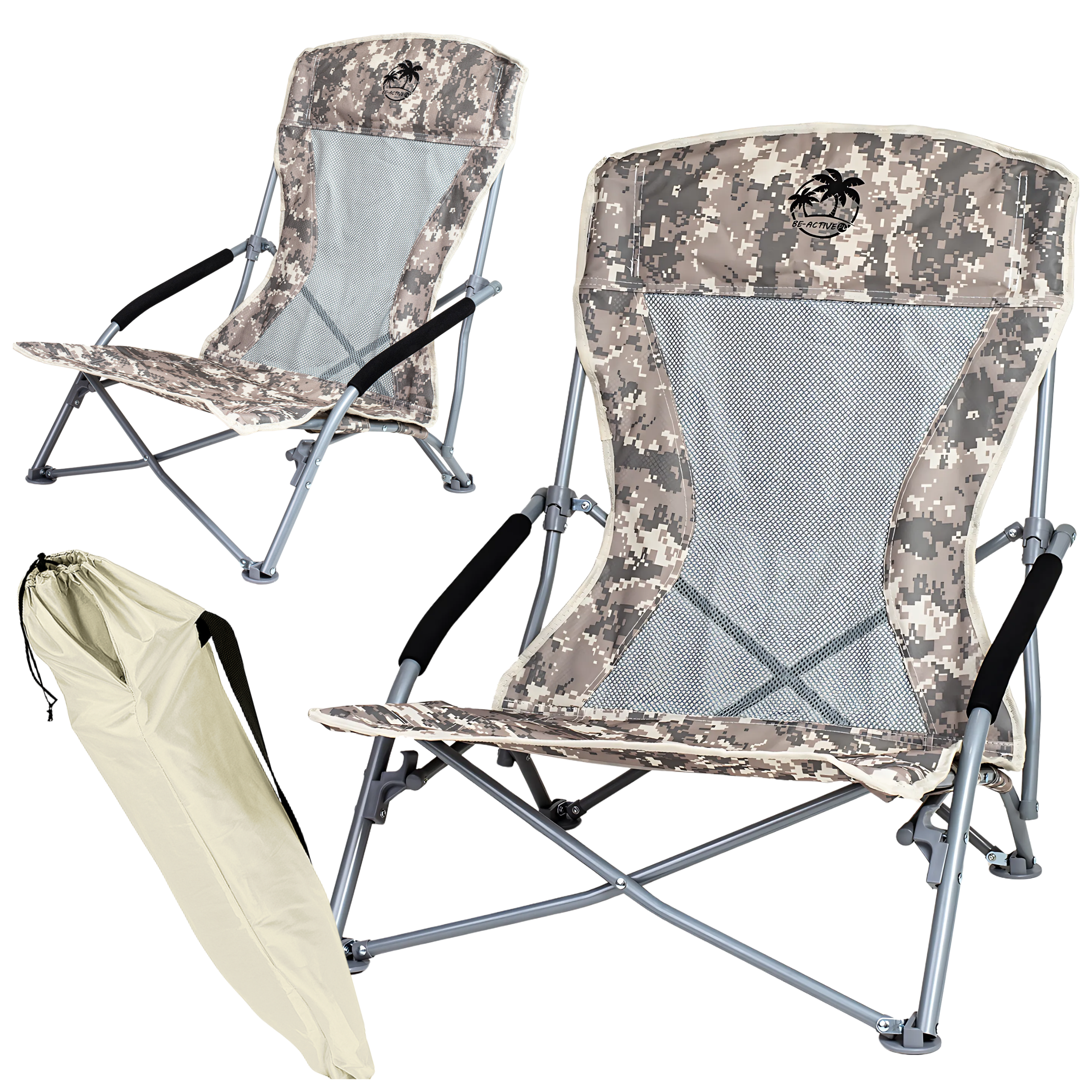 Krzesło turystyczne plażowe wędkarskie na kemping ryby rozkładane