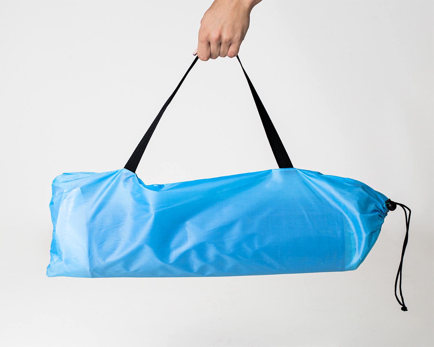 Leżak turystyczny plażowy ogrodowy składany + torba