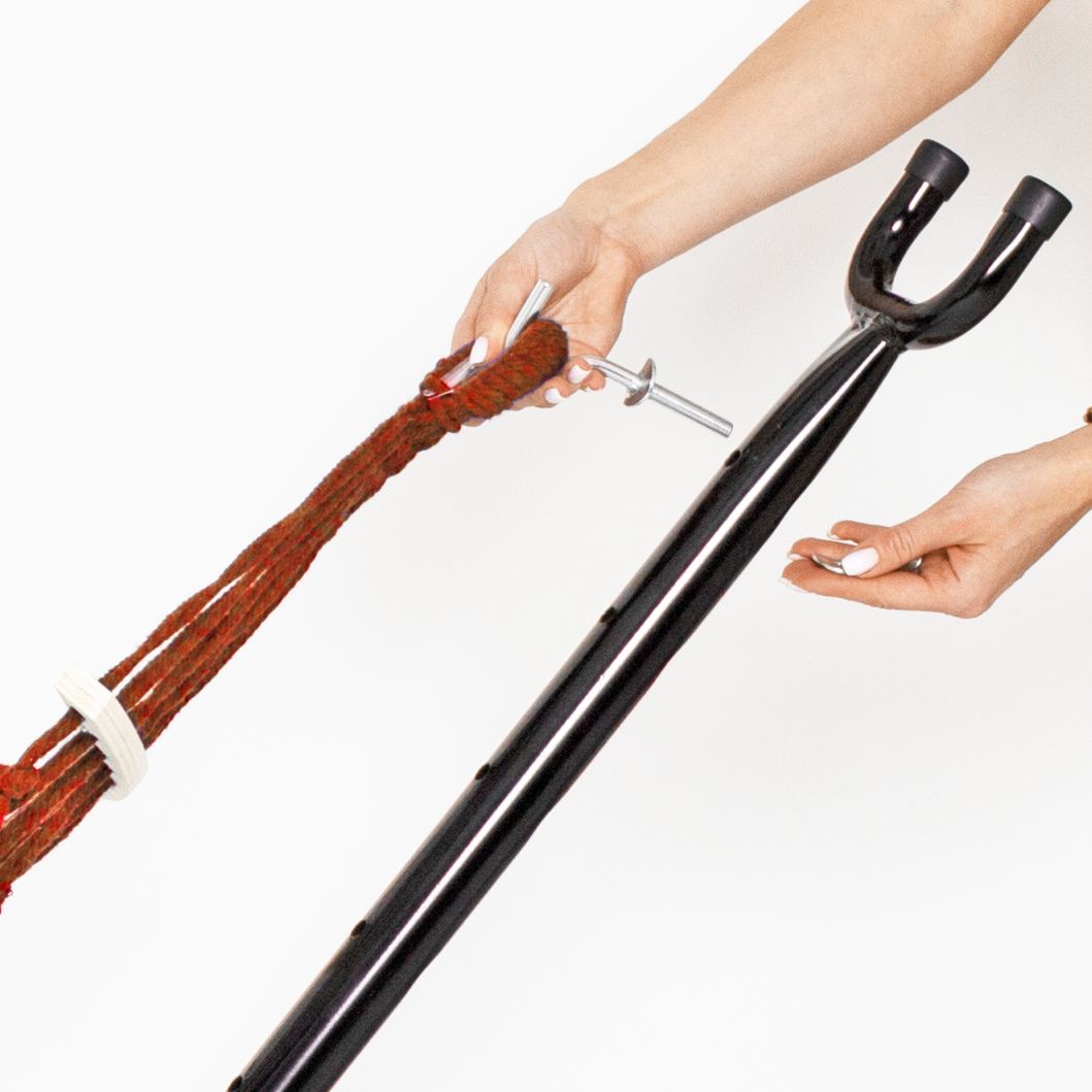 Stelaż hamak zestaw ogrodowy stalowy stojak z hamakiem