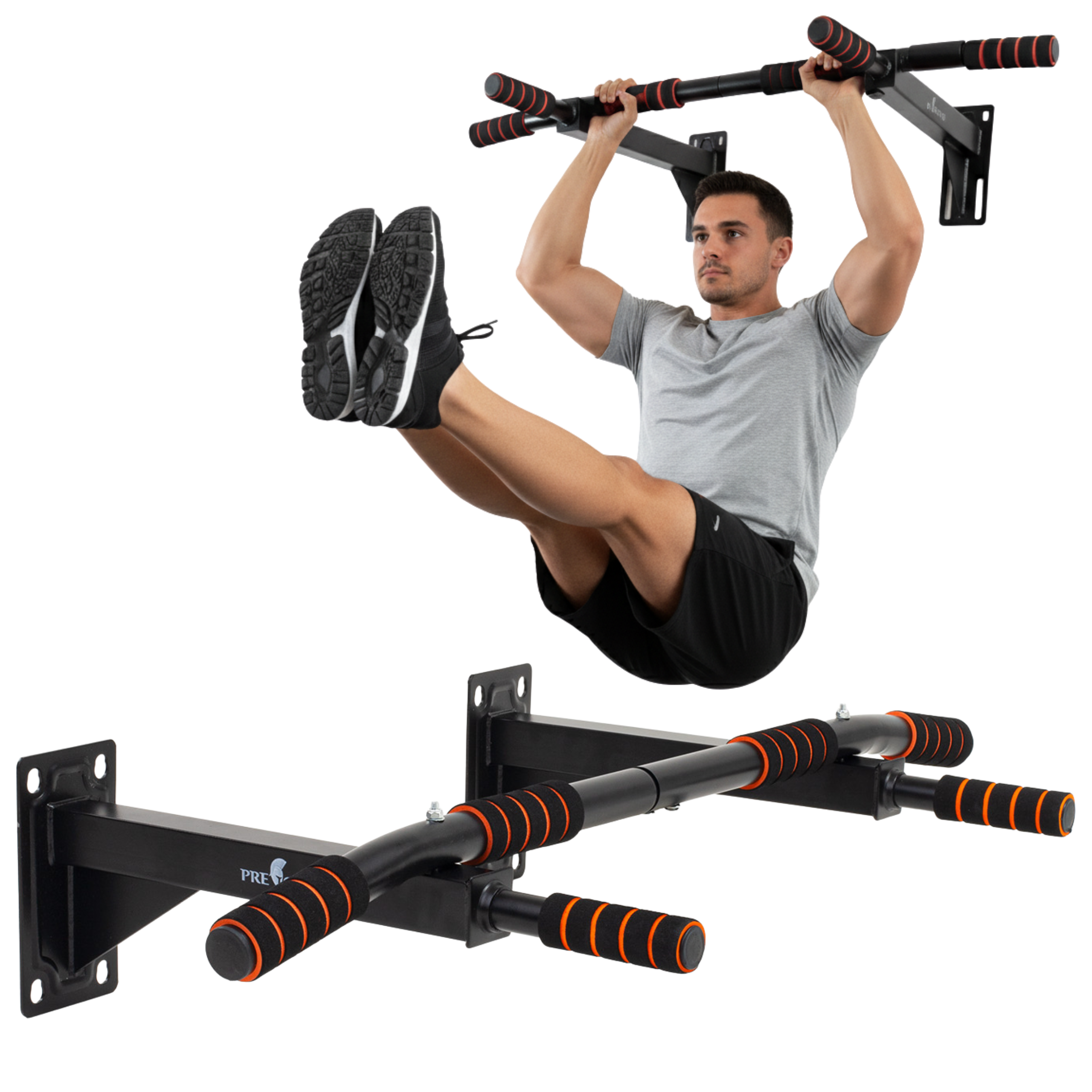 Drążek do podciągania ćwiczeń ścienny wielofunkcyjny mocny