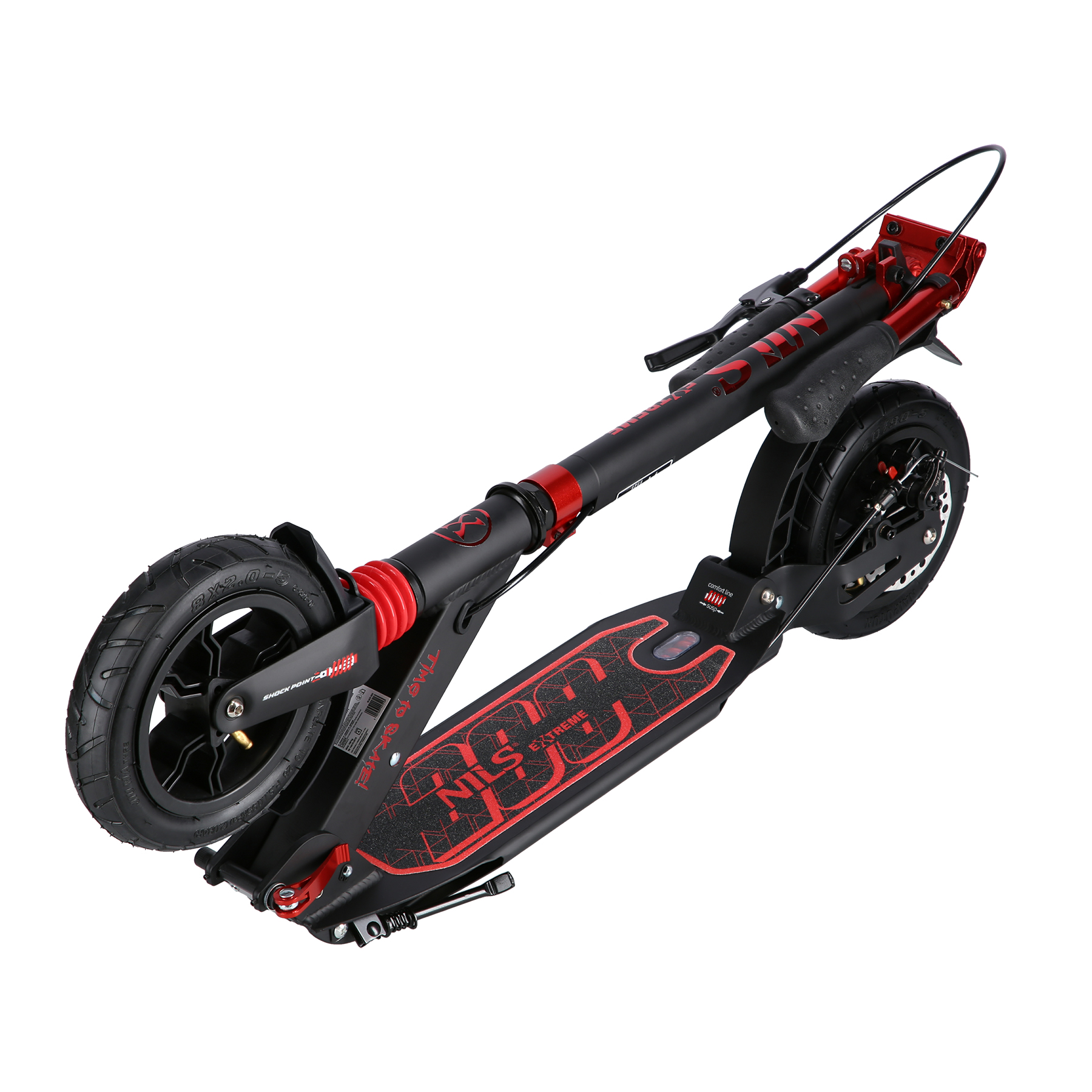 Hulajnoga duża składana HM209T black-red Nils Extreme